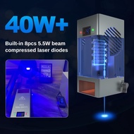 Good LASER TREE 20W 30W 40W 60W Optical Power Laser Module with Air Assist TTL Blue Light Module for