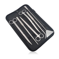 HAVENHUB Aquarium Scissor Tools Set Wave Scissors Tweezers Plants Grass Stainless Cleaning Tools Fis