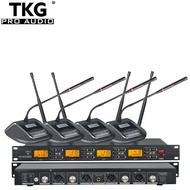 TKG UR4000C 640-690mhz UHF sound system gooseneck desk meeting conference wireless microphone for conferences