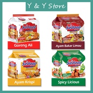 Mi Sedaap  PERISA ASLI / AYAM KRISPI / SAMBAL GORENG / SPICY LICIOUS/Ayam Bakar Limau