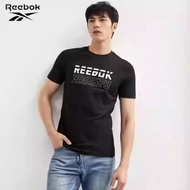 Hot-selling Reebok Summer Men's Loose Lightweight Breathable 100% Cotton Running Sports Casual Simpl