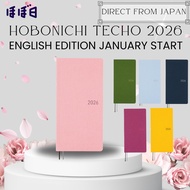 Hobonichi Techo 2026 Weeks MEGA English Edition - Colors / Strawberry Milk - January Start - Weekly 