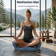 Meditation Sitting Cushion, Ergonomic Memory Foam, Won't Sag After Long Sitting, Lazy Cushion