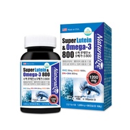 Naturalize Super Lutein &amp; Omega-3 800 Eye Health Supplements Vitamin D Blood Circulation Support