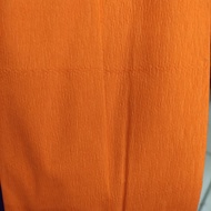kertas crepe krep warna warni 60cm x 120cm - orange