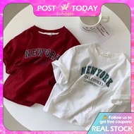 Ready Stock Kids Tshirts Cartoon Letter Tshirts Boy Girl Tshirts Fashion Printing