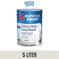 Nippon Paint Odour-less Easy Wash Paint 5L [Chat With Us for Colour now]