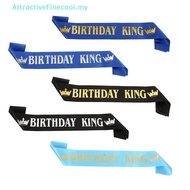 AFMY Birthday King Sash for Men Boy Happy 16th 18th 20th 30th Birthday Party Decor HOT