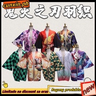 Demon Slayer Shinazugawa Sanemi Style 3D Printing Japanese Kimono Haori Yukata Cosplay Fashion Summe