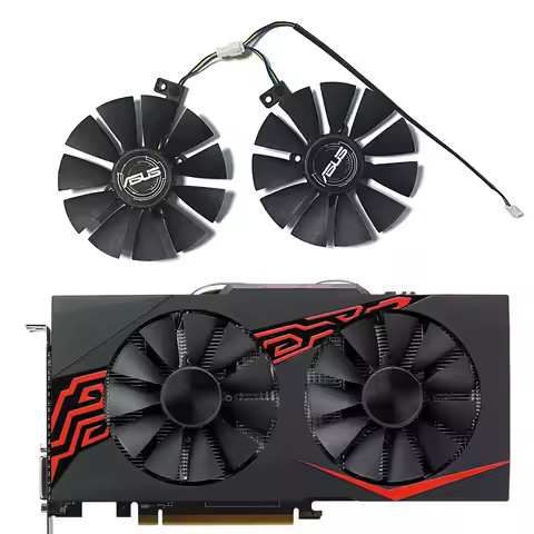 T129215BU 88Mm FDC10U12S9-C RX580 570 Fan for Arez Asus Radeon RX 470 4Gb Mining 570 580 Expedition 