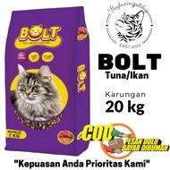 Makanan Kucing bolt 1kg ikan-1 Karung 20 kg