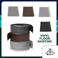 iDECO PVC Vinyl Flooring Skirting / Floor Skirt Wall PVC Flooring Line Getah PVC Lantai Roll Accessories (Meter)