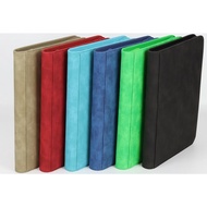 9 POCKET -  TCG CARD SLOT PU LEATHER ZIPPER BINDER DENIM SURFACE (360 SLOT)
