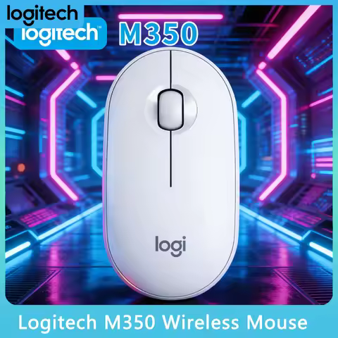 M350/M350POP Pebble Wireless Mouse, Logitech Office & Gaming Dual Use, Bluetooth USB Slim Compact fo