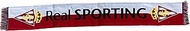 Real Sporting De Gijon Unisex Gijon Real Sporting Scarf, Red, 130 x 20 cm, red
