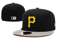 2022】High Quality MLB Pittsburgh Pirates Fitted Hat Men Women 59Fifty Cap Full Closed Caps Sports Em