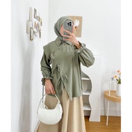 AMANDA BLOUSE LINENPOLO