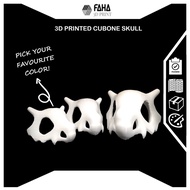 3D Printed Small Decoration Cubone Skull Pokemon Home Deco