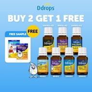 Ddrops Liquid Vitamin D3 Dietary Supplement