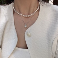2025 珍珠项链女fever法式复古大珍珠时尚锁骨链珍珠项链11.92025 pearl necklace female fever20251109