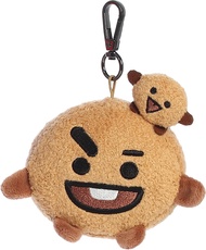 Lovable BT21 SHOOKY Keychain Stuffed Doll - Collectible Fun - Delightful Cuteness - Brown 4 Inches