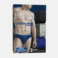 BYFORD 3pcs Superfine Microfiber Brief (BMB338637)