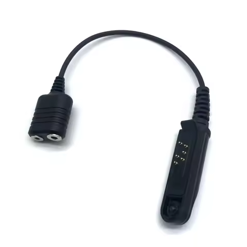 Walkie Talkie Audio Cable Adapter For Baofeng BF-9700 A58 UV-82 UV-5S GT-3WP UV-9R Plus For K Interf
