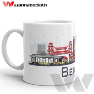 Bekasi Glass Bekasi Mug Indonesian City Mug Souvenir Indonesian Tourism Mug Bekasi Mug v1