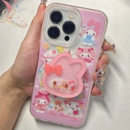 Case For Realme C61 C67 C53 C51 C63 C75 Note 50 60 C65 C51S C15 C55 5 C35 Floral Game Bowknot Sweet 
