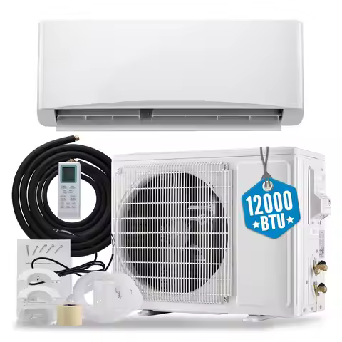 12000 BTU 115V Mini Split Air Conditioner & Heat Pump System, 17 SEER2 Split Unit Ac Cool Up to 750 