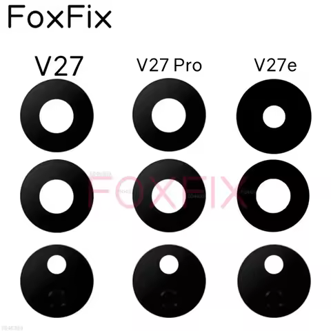 Rear Back Camera Glass Lens For vivo V27 Pro V27e Replacement With Adhesive Sticker V2231 V2246 V223