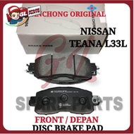 FRONT DISC BRAKE PAD (100% ORIGINAL) NISSAN TEANA L33L (TANCHONG)(D10603TA0AMY)