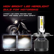 Cart 1pcs Super Bright H4 LED Motorcycle Headlight Bulb 1000