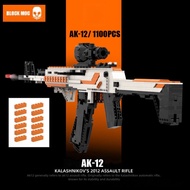Đồ Chơi Lắp Ráp Mô Hình Súng AK-12 Black CSGO & Ak 12 Asimov Kevin183 Với 700-1000 Chi Tiết