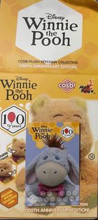 迪士尼 Winnie the Pooh 100週年 COSBI 鎖匙扣