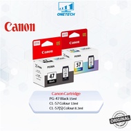 Canon PG-47 Black / CL-57 Color / CL-57(S) Color Ink Cartridge For Printer E410 E470 E480 E3170 E4270 E400 E460