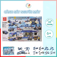 Bộ xếp hình City Robocop Super Police LX A401 828 mảnh