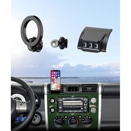 Car Phone Holder for Toyota FJ Cruiser 2007-2014 Accessories, 360° Rotation Phone Mount Compatible w