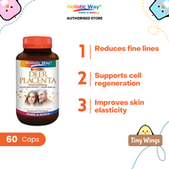 [Brand Authorised] - Holistic Way Premium Deer Placenta Fresh 9000mg (60 Softgels)