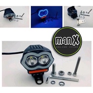 Ready Lampu Tembak Sorot LED Cree Angel Eyes New Owl Charger Hp Motor CB 150R Vixion Xabre Nmax Aero