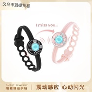 Remote Love Remote Gift for Girlfriend Vibration Sensor Couple Sensor Jewelry Gift Flashing Smart Va