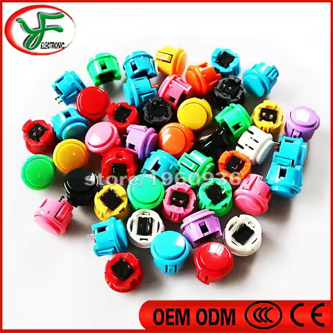 Arcade Push Button 30mm Arcade Start Switch For Zero Delay Joystick Game Machine DIY Accessories for