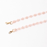 清炫才怡  口罩頸鍊 典雅蕾絲系列  01. Soft pink