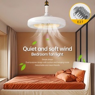 E27 Ceiling Fan With Light Modern Mute Kipas Siling Lampu Cooling Fans