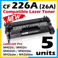 5x CF226A 26A CF226X Compatible Toner HP LaserJet M402 M402d M402dn M402dne M402dw M402 M426 MFP 426
