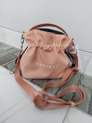 Tas Selempang Zara Bucket Bag With Gathering / Tas Serut Wanita