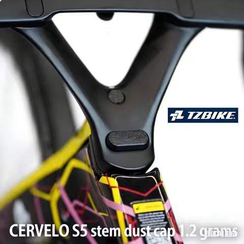 1pc Handlebar Stem Waterproof Cover Rubber Protective Case Dust Ring For Cervelo S5 by 3D printing