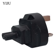 [YIJU] UK to C7 Conversion Adapter UK Converter with Fused Protection 13 250V UK Male to IEC320 C7 F