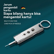 Portable Phone SIM Card Ejector Keychain Multi-Function Mini Card Ejector High-End Phone SIM Card Ej