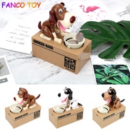 Cartoon Robotic Dog Stealing Coins Storage Box Plastic Automatic Coin Saving Money Box Piggy Bank Gi